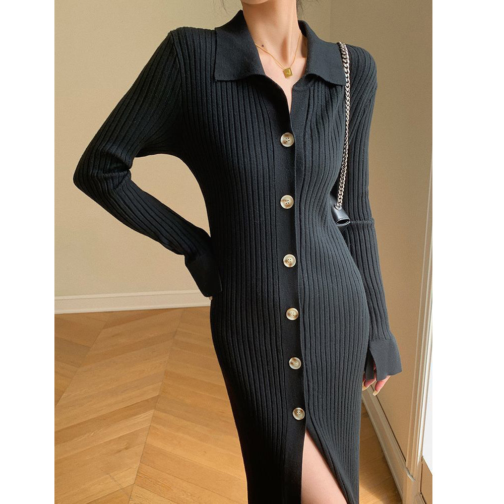 Sukienka koszulowa midi z guzikami