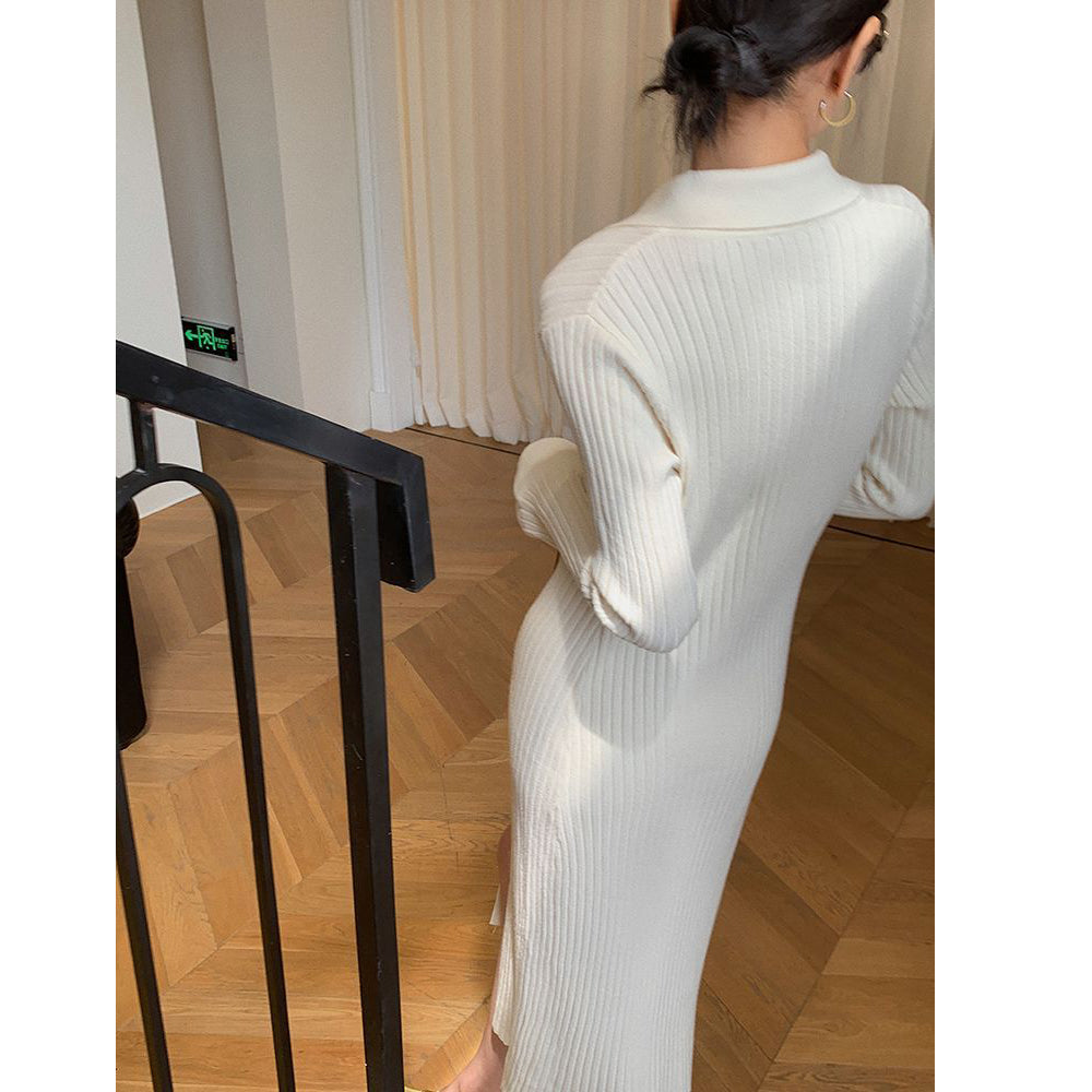 Sukienka koszulowa midi z guzikami