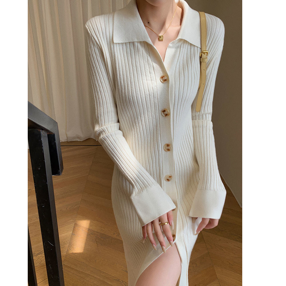 Sukienka koszulowa midi z guzikami